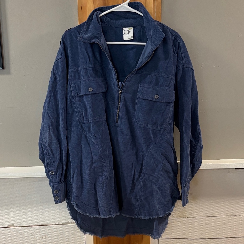 Aerie Blue Textured Fabric